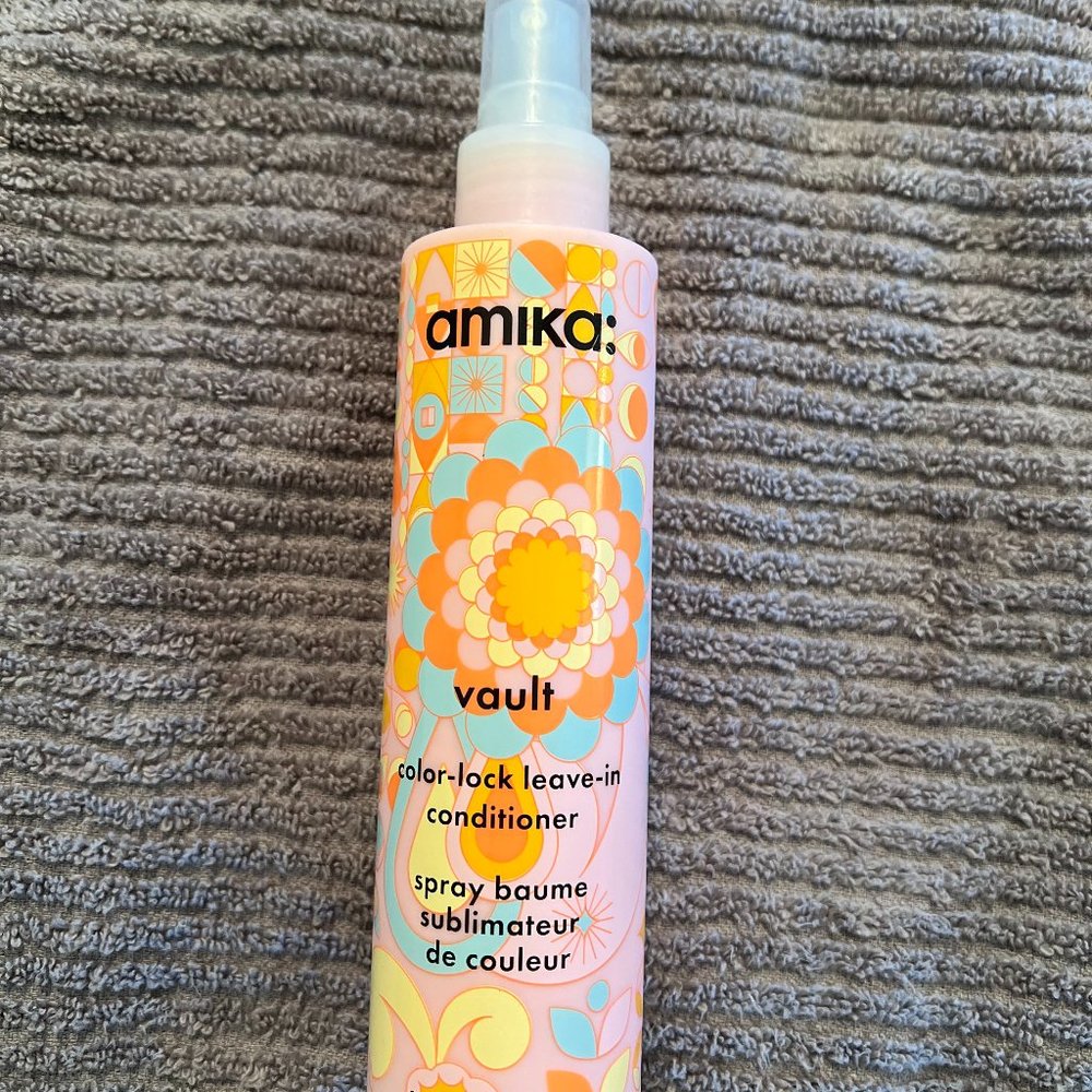 Amika Vault Color Lock Leave In conditioner Used